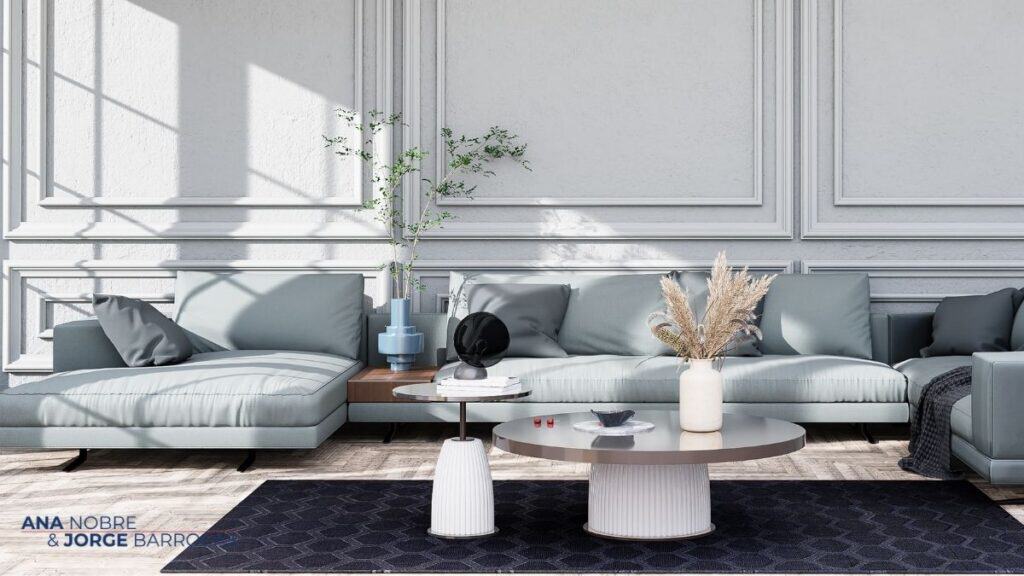 Sala decorada para vender